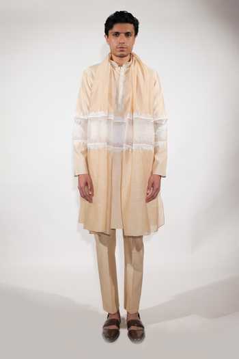 Jubinav Chadha Colorblock Kurta Set 