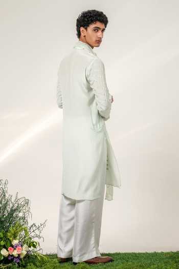 Shwetanga Victorian Gleam Embroidered Kurta Set 