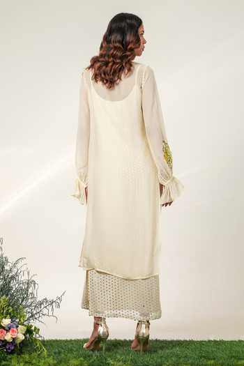 Shwetanga Flora Patchwork Kurta