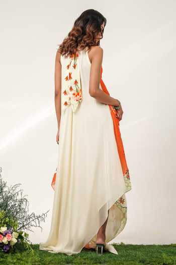 Shwetanga Mosiac Scarf Printed Dress