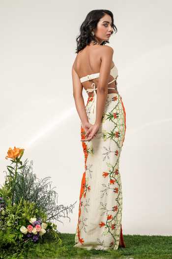 Shwetanga Botanical Garden Print Gown