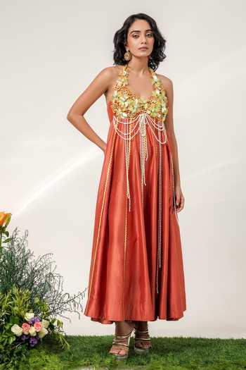 Shwetanga Chandelier Panelled Dress