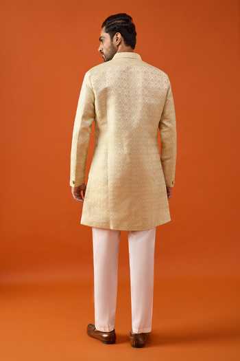 Arihant Rai Sinha Brocade Sherwani & Trouser Set 