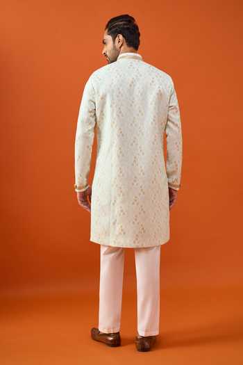 Arihant Rai Sinha Brocade Sherwani & Trouser Set 