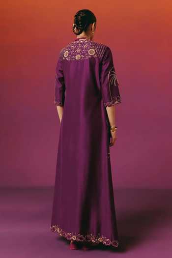 Warra Zari Work Kaftan & Pant Set 