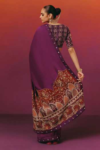 Warra Dori Embroidered Saree With Blouse 