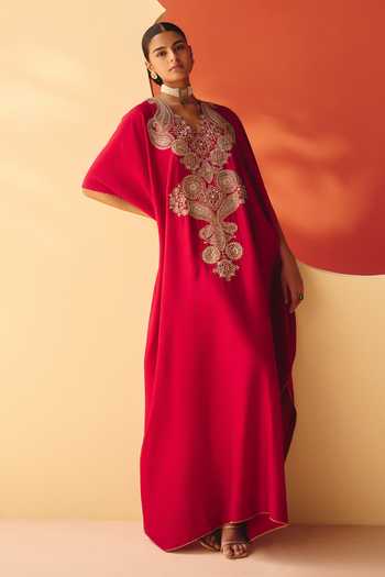Mrunalini Rao Kriti Silk Kaftan 