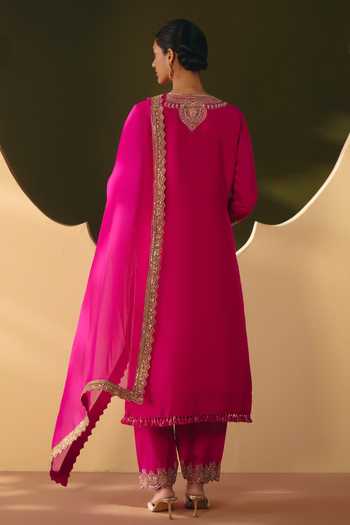 Mrunalini Rao Pravya Silk Kurta Pant Set 
