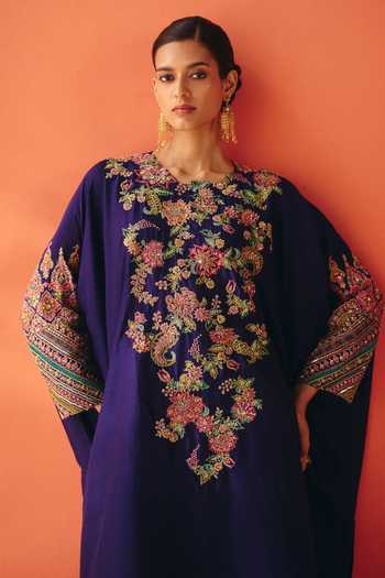 Mrunalini Rao Uma Kaftan Kurta & Pant Set 