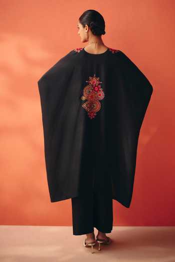 Mrunalini Rao Grisha Silk Kaftan & Pant Set 