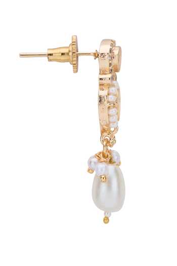 Buy Nazaakat By Samara Singh Gold Plated Embellished Necklace With Drop Earrings Online at Aza Fashions Buy_Nazaakat By Samara Singh_Gold Plated Embellished Necklace With Drop Earrings _Online_at_Aza_Fashions