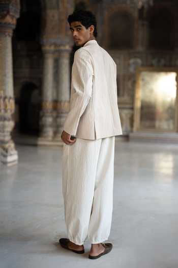Dash And Dot Textured Barrel Pant 