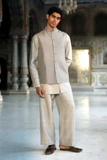 Dash And Dot Embroidered Striped Pant 