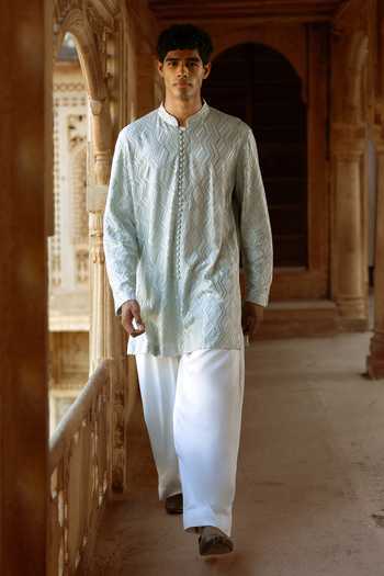 Dash And Dot Ivory Wide-Legged Pant 