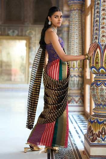 Dash And Dot Banarasi Brocade Corset 