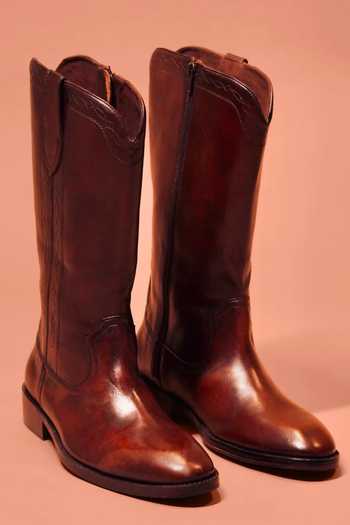 Dmodot Brown Dual Tone Chelsea Boots 