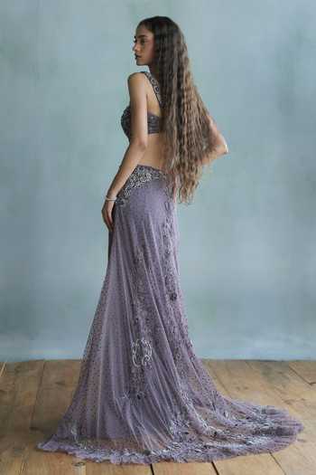 Falsa Violetta Embroidered Lehenga Set 