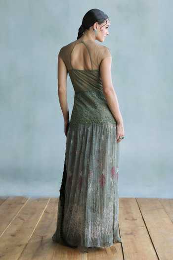Falsa Willow Hand Embroidered Gown 