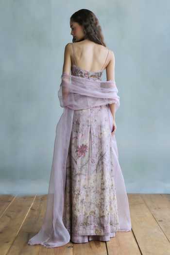 Falsa Alora Hand Embroidered Tunic Palazzo Set 