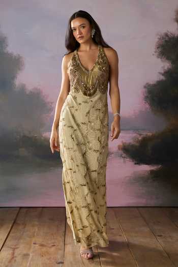 Falsa Aurelia Zardozi Work Dress 