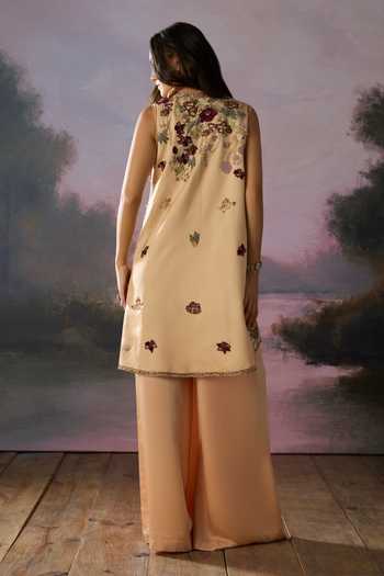Falsa Bloom Embroidered Jacket Set 