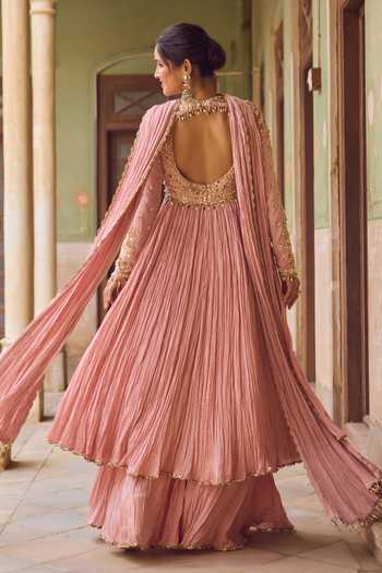 Tamanna Punjabi Kapoor Naaz Crushed Anarkali Skirt Set