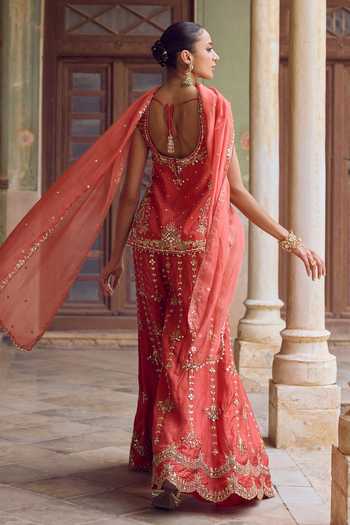 Tamanna Punjabi Kapoor Roohani Embroidered Sharara Set