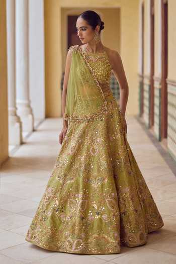 Tamanna Punjabi Kapoor Sitaara Embroidered Lehenga Set