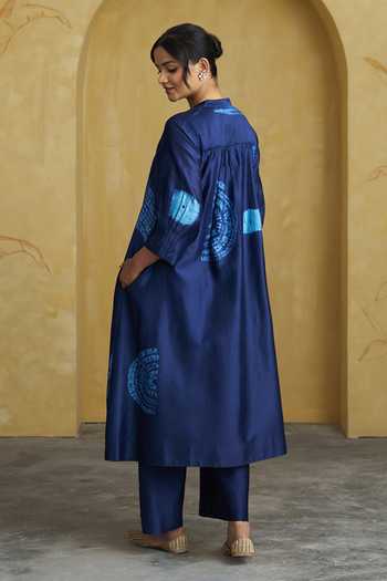 Vaaya Shibori Handwoven Kurta & Pant Set 