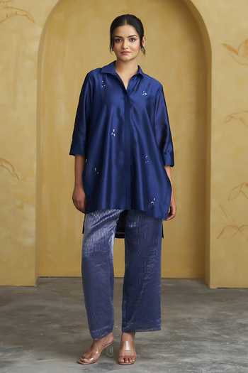 Vaaya Embellished Top & Pant Set 