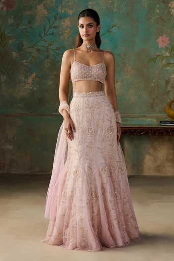 Zoon Aari Embroidered Lehenga Set
