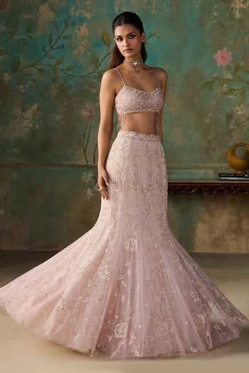 Buy Zoon Pink Net Aari Embroidered Lehenga Set Online at Aza Fashions Buy_Zoon_Pink Net Aari Embroidered Lehenga Set _Online_at_Aza_Fashions