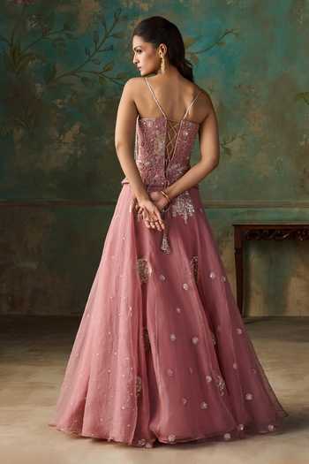 Zoon Aari Embroidered Lehenga Set
