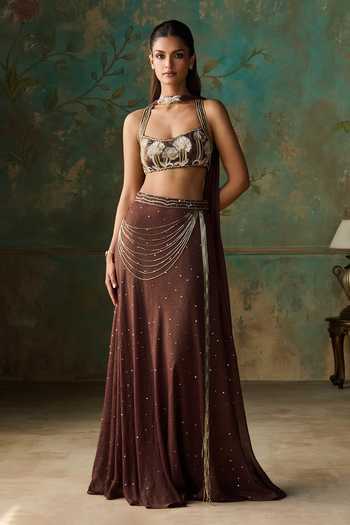 Zoon Embellished Skirt Set