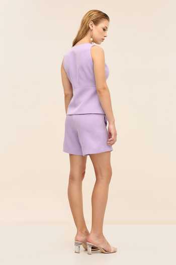 Tangerine Tiger Aven Amethyst Shorts 