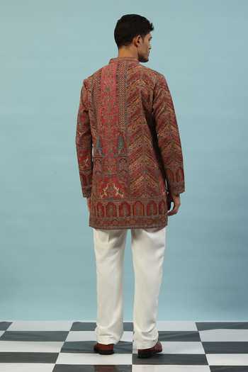Dev Ki Raha Royal Mosaic Embroidered Kurta Set 