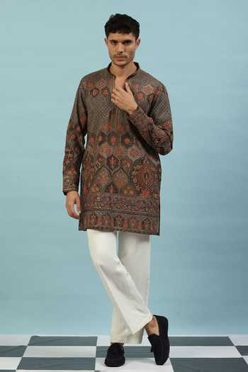 Dev Ki Raha Chamak Embroidered Ethnic Set 