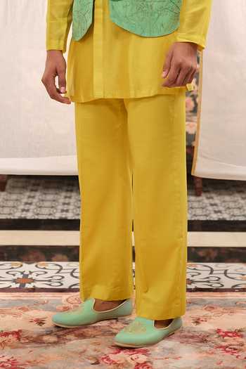Buy Runit Gupta Green Tissue, Chanderi , Vegan Embroidery Crushed Loop Bundi Set Online at Aza Fashions Buy_Runit Gupta_Green Tissue, Chanderi , Vegan Embroidery Crushed Loop Bundi Set _Online_at_Aza_Fashions