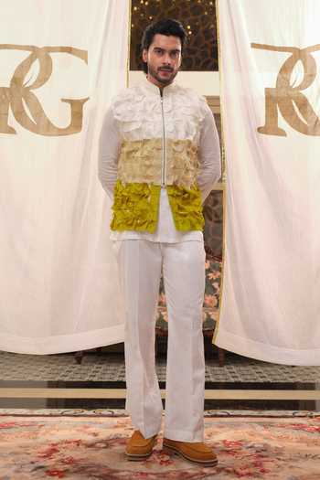 Runit Gupta Ombre Square Carnival Bundi Set
