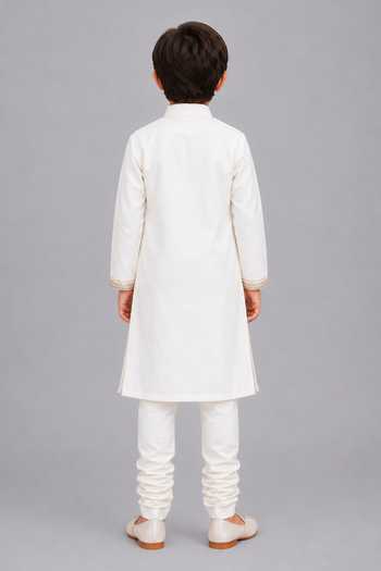 The Little Tales Embroidered Sherwani With Churidar