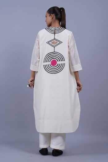 Taika By Poonam Bhagat Cleopatra Embroidered Kurta & Pant Set