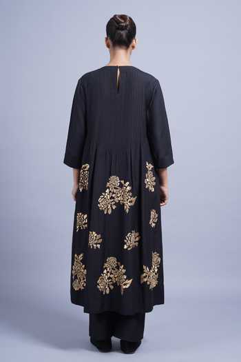 Taika By Poonam Bhagat Blossom Embroidered Kurta & Pant Set