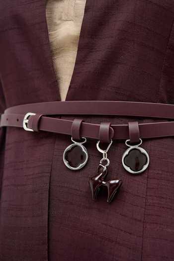 Buy Ampm Burgundy Raw Silk Mandarin Collar Zahra Panelled Jacket And Pant Set Buy_Ampm_Burgundy Raw Silk Mandarin Collar Zahra Panelled Jacket And Pant Set