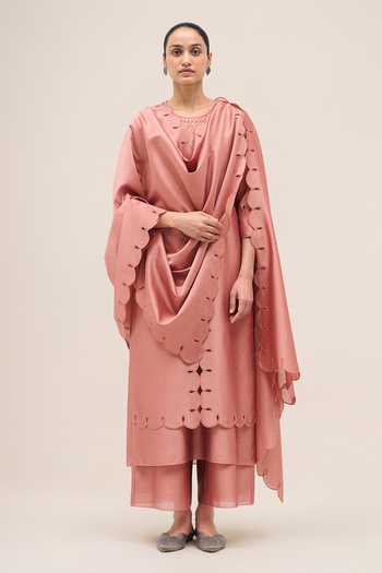 Ampm Svara Chanderi Kurta Set