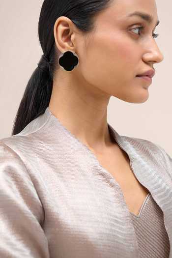 Buy Ampm Silver Open Neck Ayla Metallic Top Set Online at Aza Fashions Buy_Ampm_Silver Open Neck Ayla Metallic Top Set _Online_at_Aza_Fashions