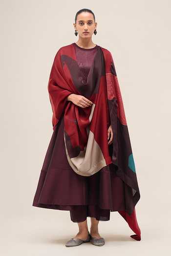 Ampm Kainaz Chanderi Kurta Set