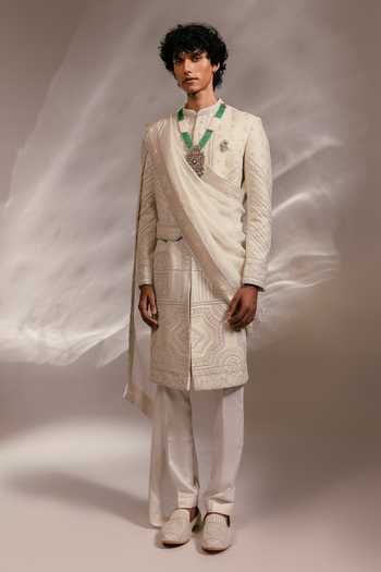 Paarsh The Pearl Citadel Sherwani Set 