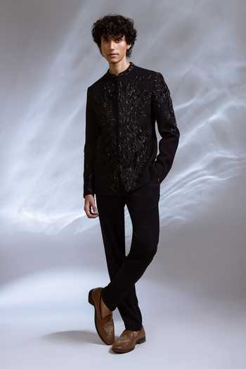 Paarsh Alric Abstract Embroidered Coat & Pant Set 