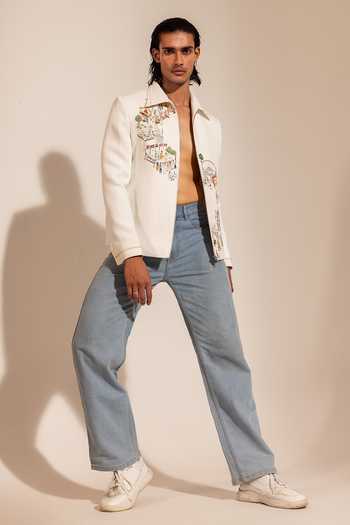 Paarsh Farmstead Luxe Embroidered Jacket 