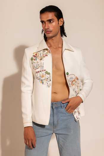 Paarsh Farmstead Luxe Embroidered Jacket 